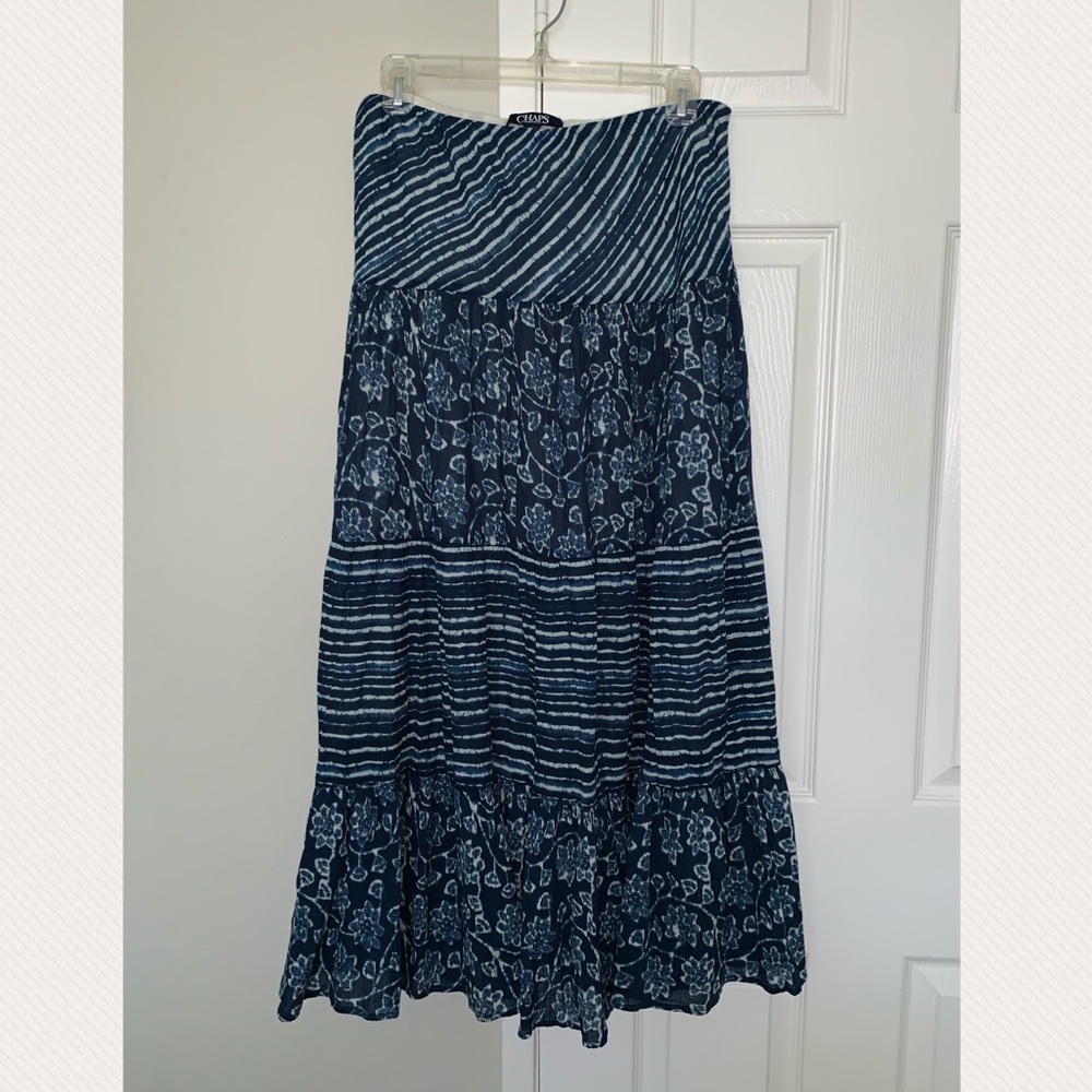 Blue Maxi Skirt